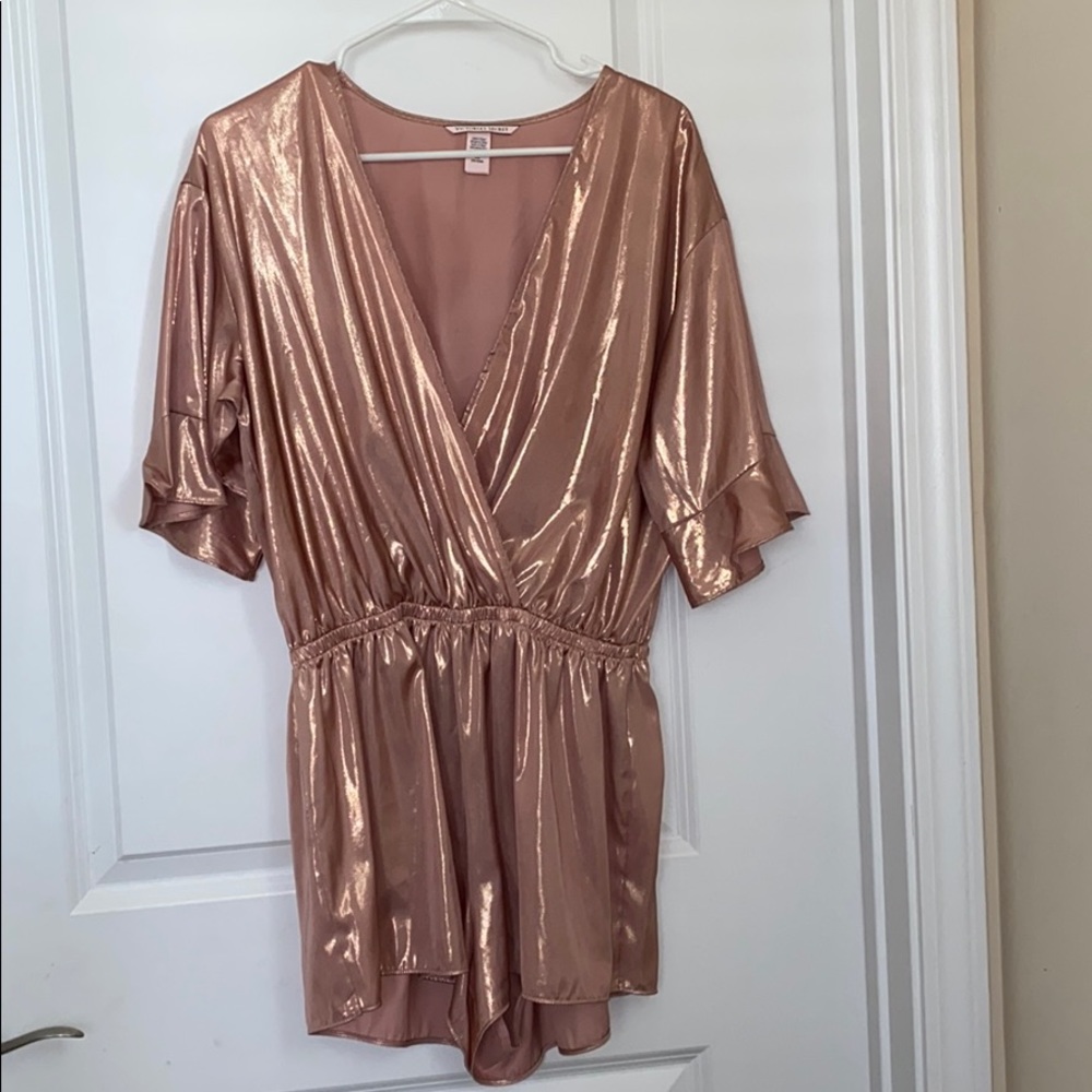 VS Rose Gold Romper Sleepwear